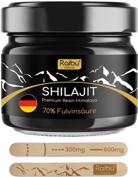 RAIBU Himalaya Shilajit Original – Hochdosiertes Harz