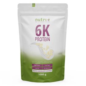 nutri+ 6K Eiweißpulver 1kg - Protein Shake ohne Whey