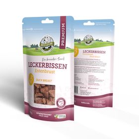 Bellfor Gesunder Leckerbissen für Hunde - Entenbrust (gefriergetrocknet)