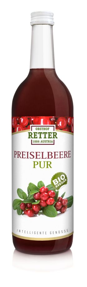 Obsthof Retter - BIO Preiselbeere pur