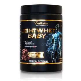 Delicious Supplements Lightwhey, Baby - Whey Protein Eiweiß - Chocolate Fudge