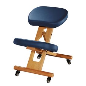 Welltouch Ergonomischer Kniestuhl, Polster dunkelblau