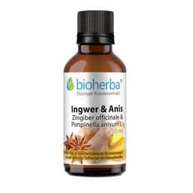 Bioherba Ingwer & Anis Tropfen  Tinktur Extrakt