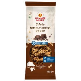 Hammermühle Simply Seeds Kekse Schoko glutenfrei