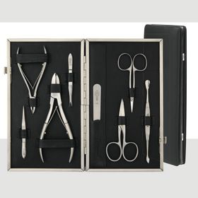 DREITURM Solingen Rahmenetui  2 Zangen,  2 MANUFAKT Scheren