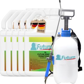 FUTUM 5x5L Ameisen- / Termitenspray + 5L Sprüher