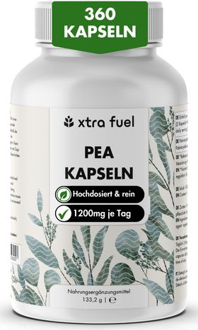 XTRA FUEL PEA Kapseln - Palmitoylethanolamid in hochreiner Qualität mit 600 mg pro Kapsel
