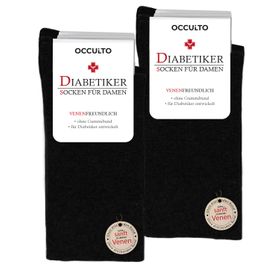 Occulto Diabetiker Socken Damen