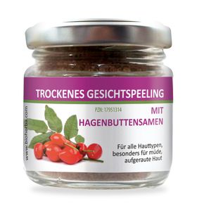 Bioherba Trockenes Gesichtspeeling mit Hagenbuttensamen