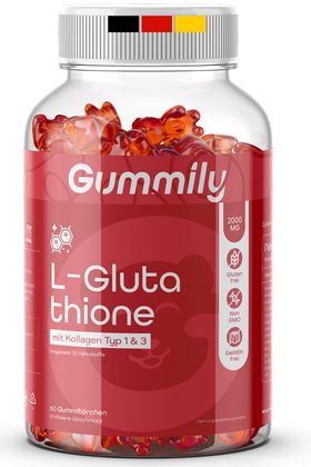 Gummily® L-Glulathion Gummibärchen mit Fisch Kollagen Typ 1 & 3
