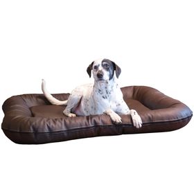 Hundebett Broom Exklusiv - Hundebett - waschbar -Kunstleder - 115x100x13cm