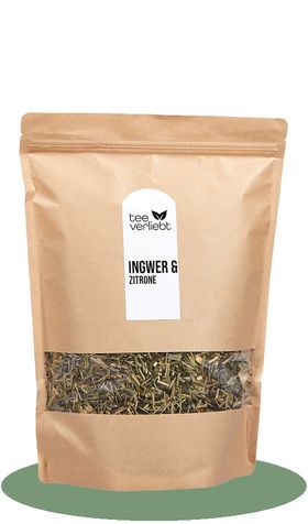 teeverliebt - Ingwer & Zitrone loser Grüntee Großpackung