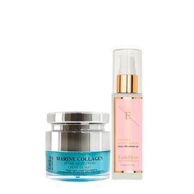 ErthSkin London Egf Cell Effect Serum + Marine Collagen Nachtcreme