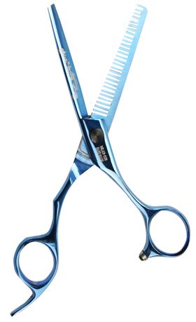 Modellierschere einseitig verzahnt