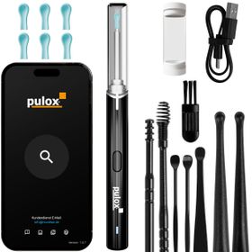 Pulox - EC-95 - Ohrreiniger Ohrenschmalzentferner - mit Smartphone App via Wifi