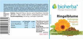 Bioherba Halsspray Ringelblume mit Propolis Extrakt