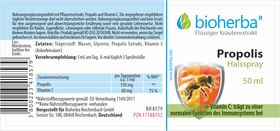 Bioherba Halsspray mit Propolis Extrakt