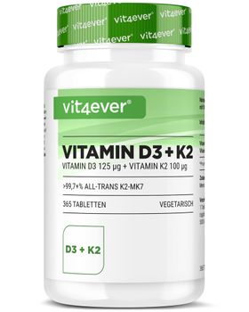 Vitamin D3 5.000 I.E. + Vitamin K2 100 mcg