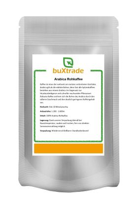 buXtrade Arabica Rohtkaffee