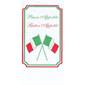 5x Zelltuchservietten 40 x 40 2-lagig 1/8 Buchfalz Buon Appetito