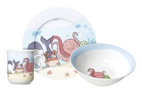 RITZENHOFF & BREKER Kindergeschirrset Unterwasserwelt 3-teilig