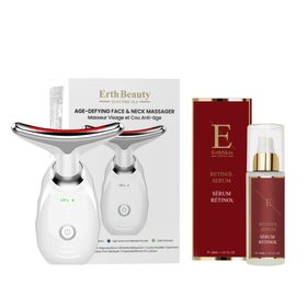 ErthSkin London Gesichts Hals Massagegerät Duo Retinol