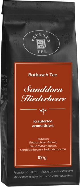 Paulsen Sanddorn Fliederbeere Rotbuschtee