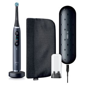 Oral-B - Elektrische Zahnbürste "iO Series 9 + Lade-Reiseetui & Tasche" in Schwarz