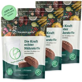 the plant party® – Pflanzenbasierte Ernährungsportionen, kompakt & verzehrfertig (36 x 31 g)