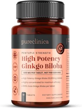 pureclinica Hochwirksame Ginkgo Biloba Tabletten