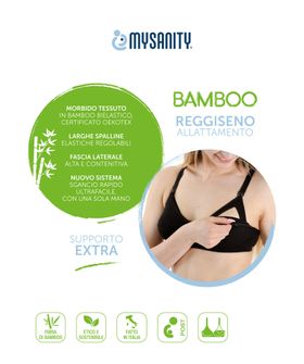 MYSANITY Still BH mit extra Unterstützung  Cup C Schwarz