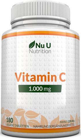 Nu U Nutrition Vitamin C 1000mg Hochdosiert