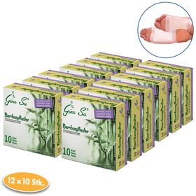 Gina Su Bambuspflaster mit Lavendelduft - 120 Stück im praktischen 10er Päckchen
