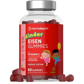 Horbaach Kinder Eisen Vitamin C Gummibärchen