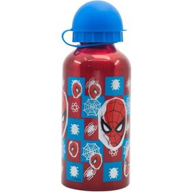 Stor  kinder aluminium flasche | spiderman arachnid grid