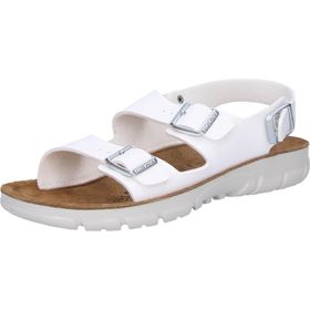 Birkenstock Kano Sandalen weiß schmale Weite Gr. 39