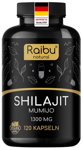RAIBU Mumijo Shilajit Original Himalaya Kapseln Hochdosiert