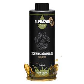 ALPHAZOO Premium Schwarzkümmelöl für Hunde