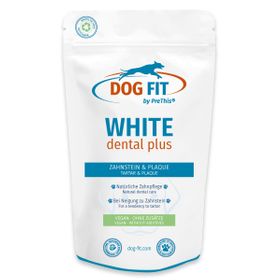 DOG FIT by PreThis® WHITE dental plus » Zahnsteinreduzierung & Zahnpflege für Hunde