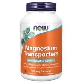 Now Foods Magnesium-Transporter 120 mg 180 pflanzliche Kapseln