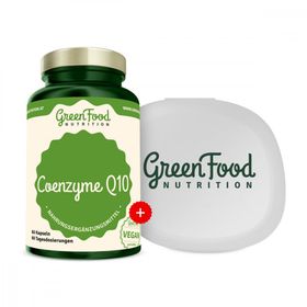 GreenFood Nutrition Coenzym Q10 +  KAPSELBEHÄLTER