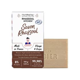 Monsieur BARBIER - Rhassoul Seife Gesicht und Körper rückfettend für Männer