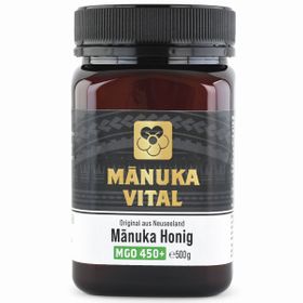 MANUKA VITAL Manuka Honig MGO 450+  - Original, zertifiziert und natürlich aus Neuseeland