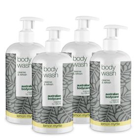 Australian Bodycare Set mit 4x Lemon-Myrtel-Duschgel