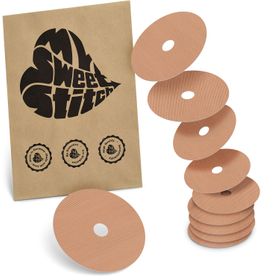 MySweetStitch | Katheter Underpatch Small - Round | 10 | Beige