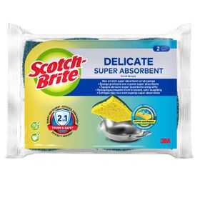 Scotch-Brite® Delicate nicht kratzender Naturfaser-Reinigungsschwamm