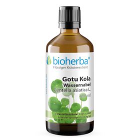 Bioherba Gotu Kola Wassernabel Centella asiatica L. Tropfen Tinktur