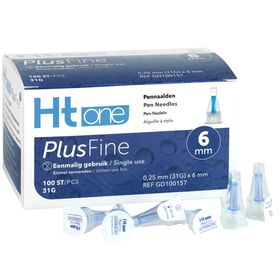 HT One PlusFine 6 mm Pen-Nadeln (31G) - 100 Stück