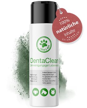 DentaClean – Zahnreinigung für Tiere - 130ml - Gel - Leberwurst