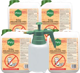 PVU Holzwurmspray zur Bekämpfung von Holwürmern und Holz Schädlingen